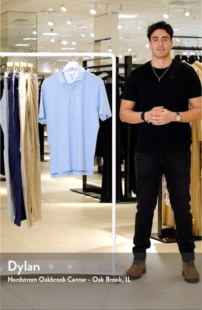 Thorton Stripe Performance Golf Polo, sales video thumbnail