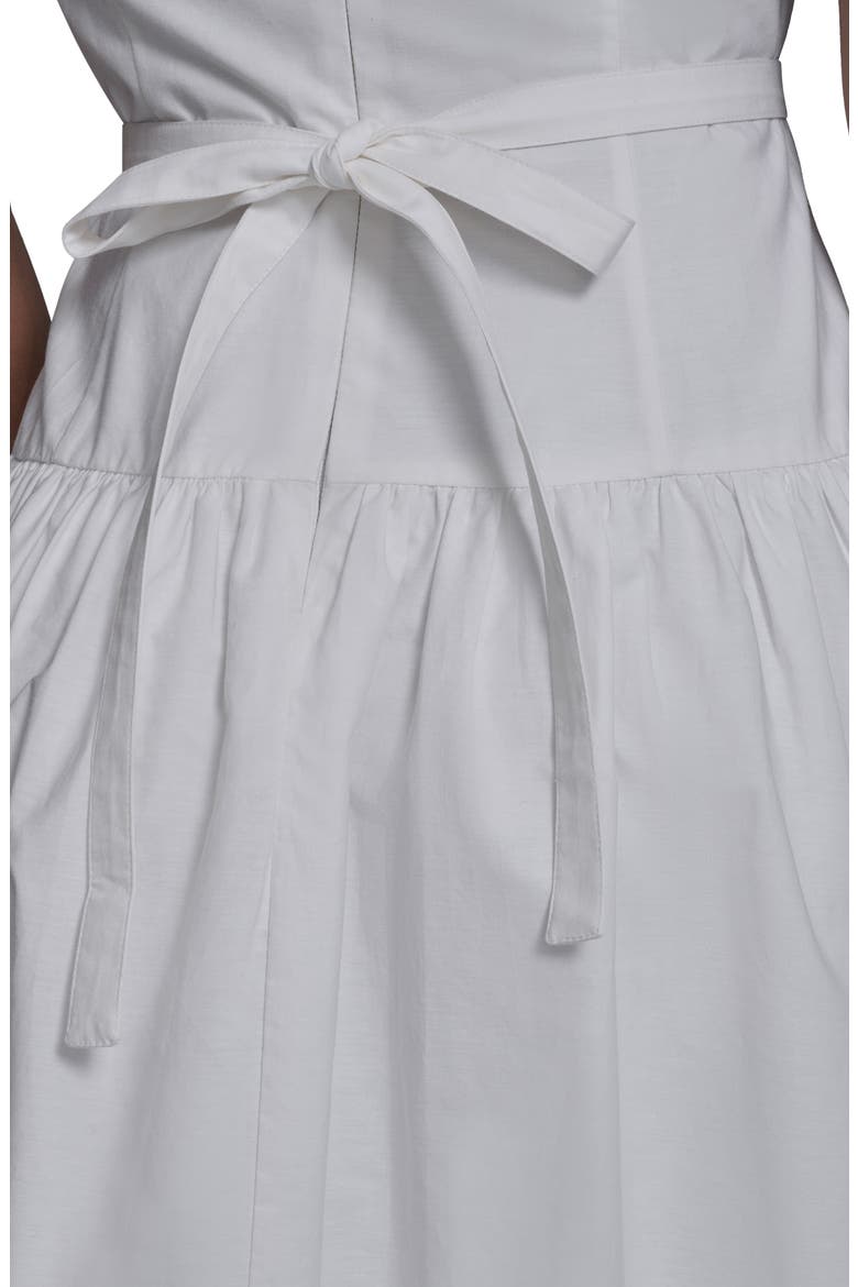 Poplin Midi Sundress, Alternate, color, SOFT WHITE