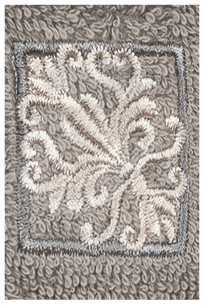 Vivian Embellished Washcloth - Set of 2 - Dark Gray, Alternate, color, DARK GRAY