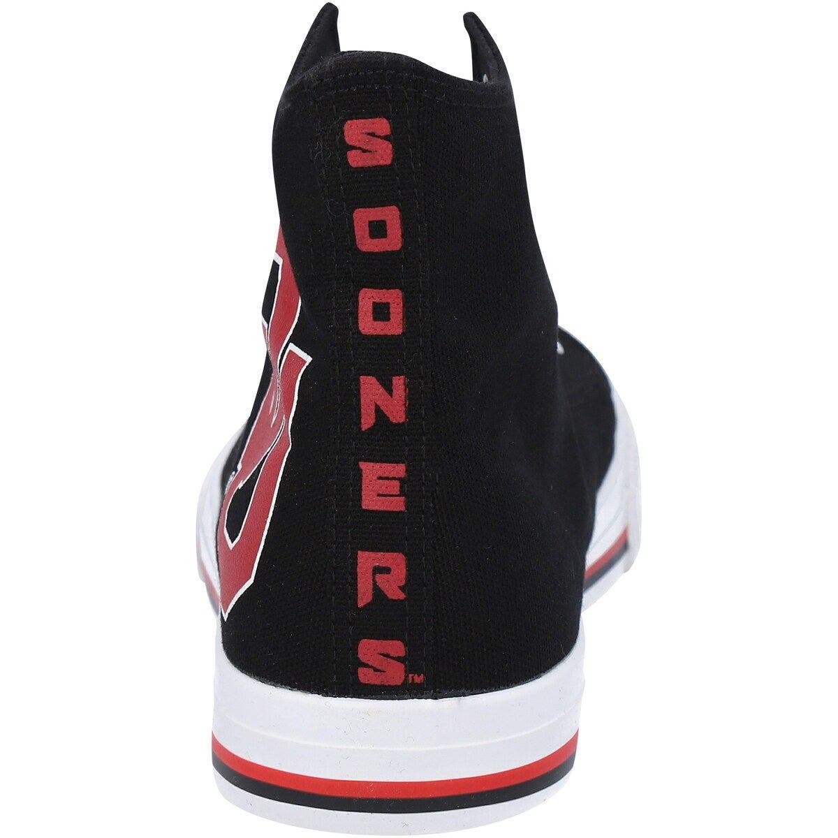 FOCO Men's FOCO Oklahoma Sooners Big Logo High Top Canvas Shoes, Alternate, color, 