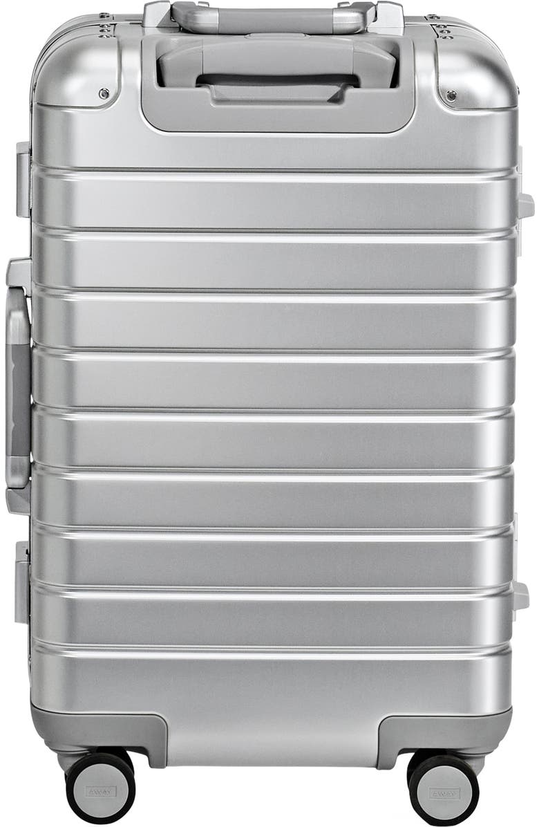 Away The Bigger Carry-On Suitcase: Aluminum Edition, Alternate, color, Silver