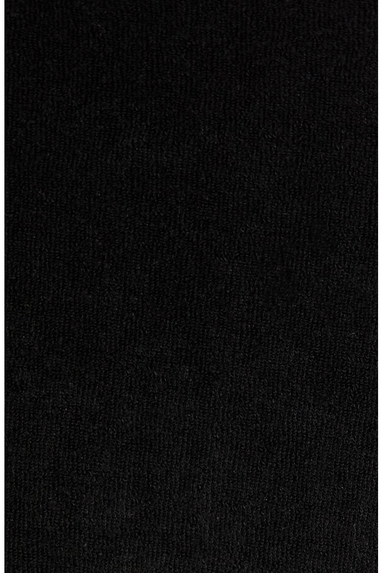 Hadley Colorblock Velour Crop Jacket, Alternate, color, BLACK/ BBTN/ CORG