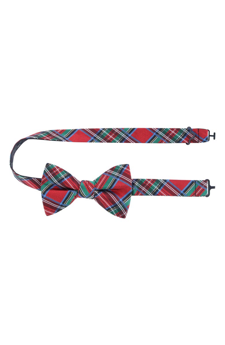 Trafalgar Nicholas Tartan Plaid Silk Bow Tie, Alternate, color, Tartan Plaid