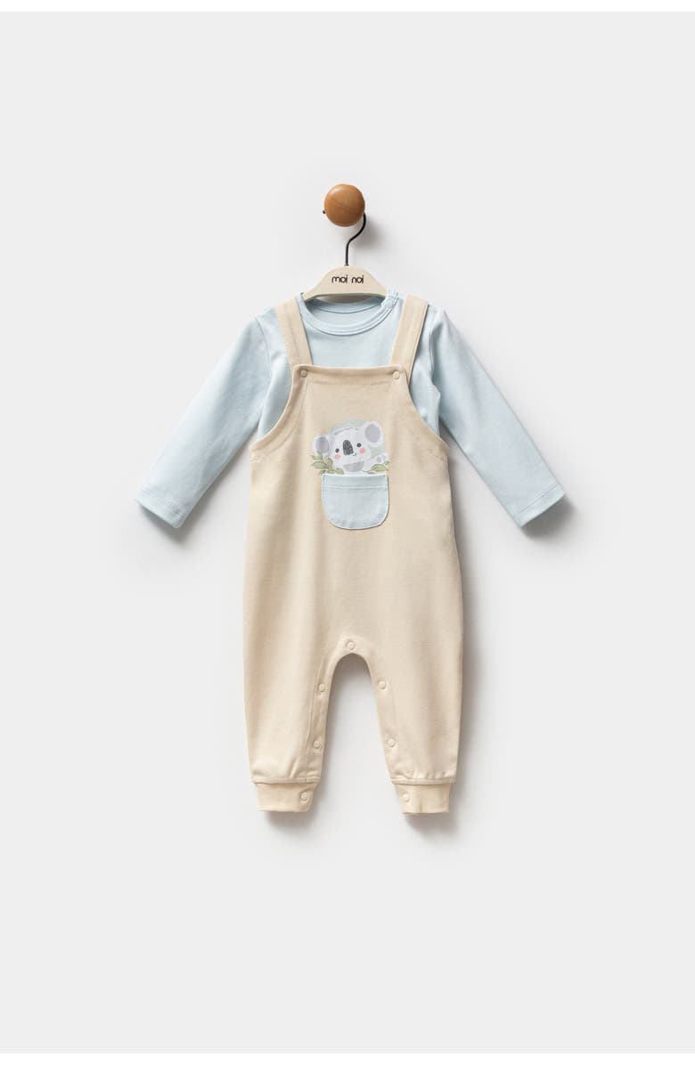 moi noi Koala One-Piece Set, Alternate, color, Beige