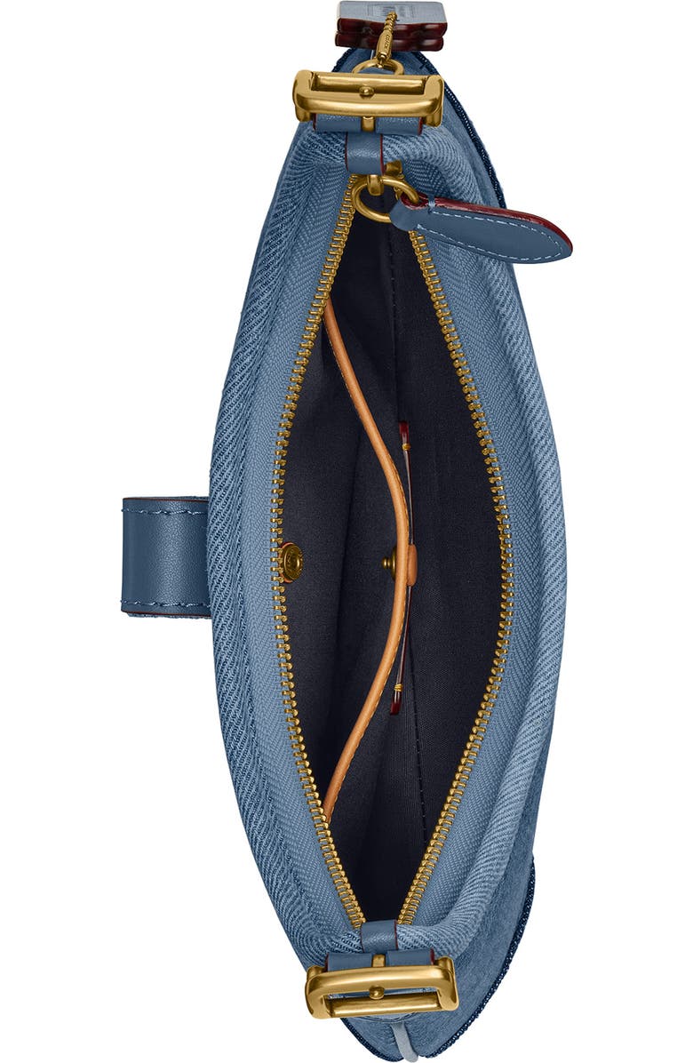 COACH The Originals Denim Shoulder Bag, Alternate, color,