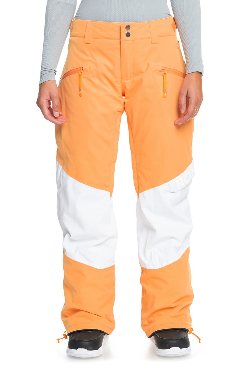 Roxy x Chloe Kim Woodrose Snow Pants, Main, color,