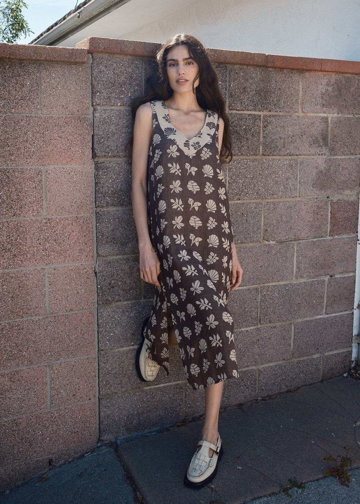 Beth Reversible V-neck Shift Dress - image 2