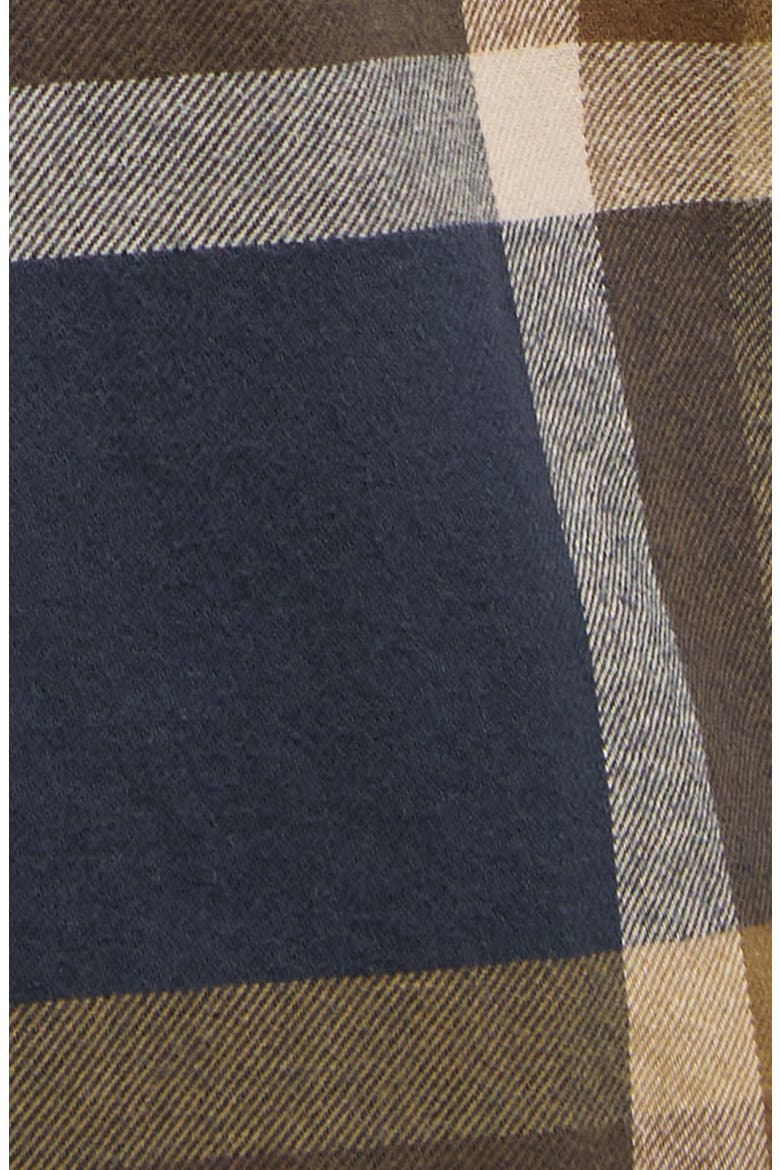 Folley Tailored Plaid Cotton Shirt, Alternate, color, NAVY