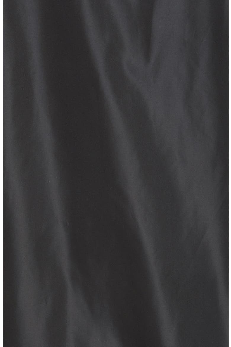 Hooded Nylon Windbreaker, Alternate, color, BLACK