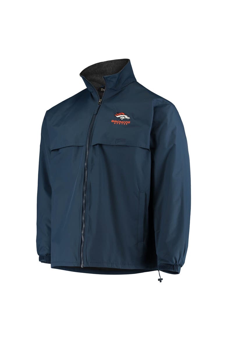 Men's Dunbrooke Navy Denver Broncos Triumph Fleece Full-Zip Jacket, Alternate, color, Navy