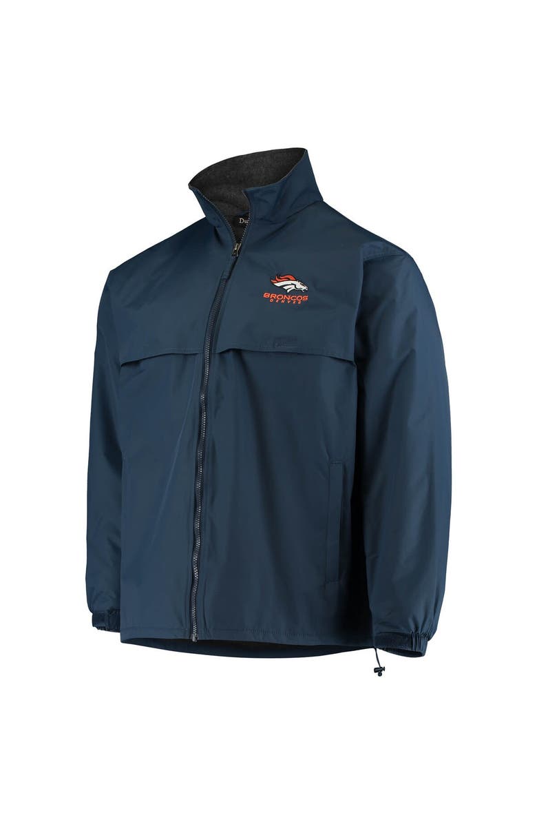DUNBROOKE Men's Dunbrooke Navy Denver Broncos Triumph Fleece Full-Zip Jacket, Alternate, color, 