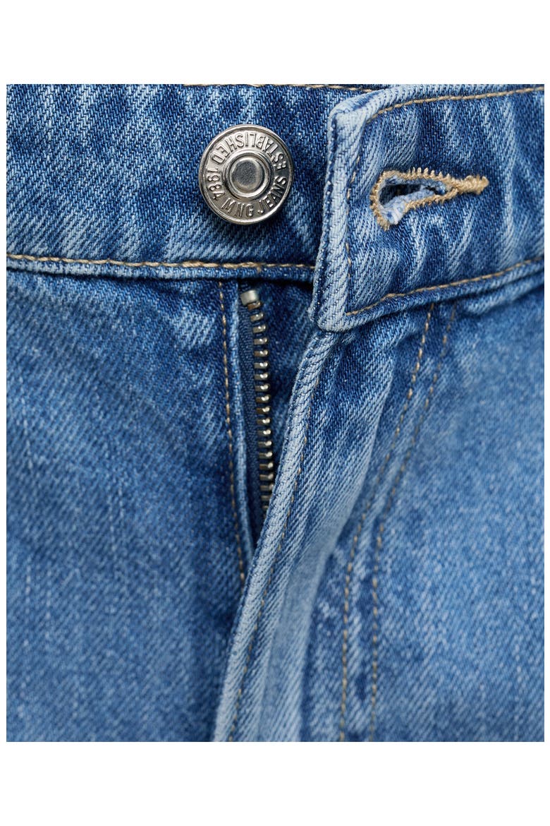 Zoey High Waist Denim Shorts, Alternate, color, MEDIUM BLUE