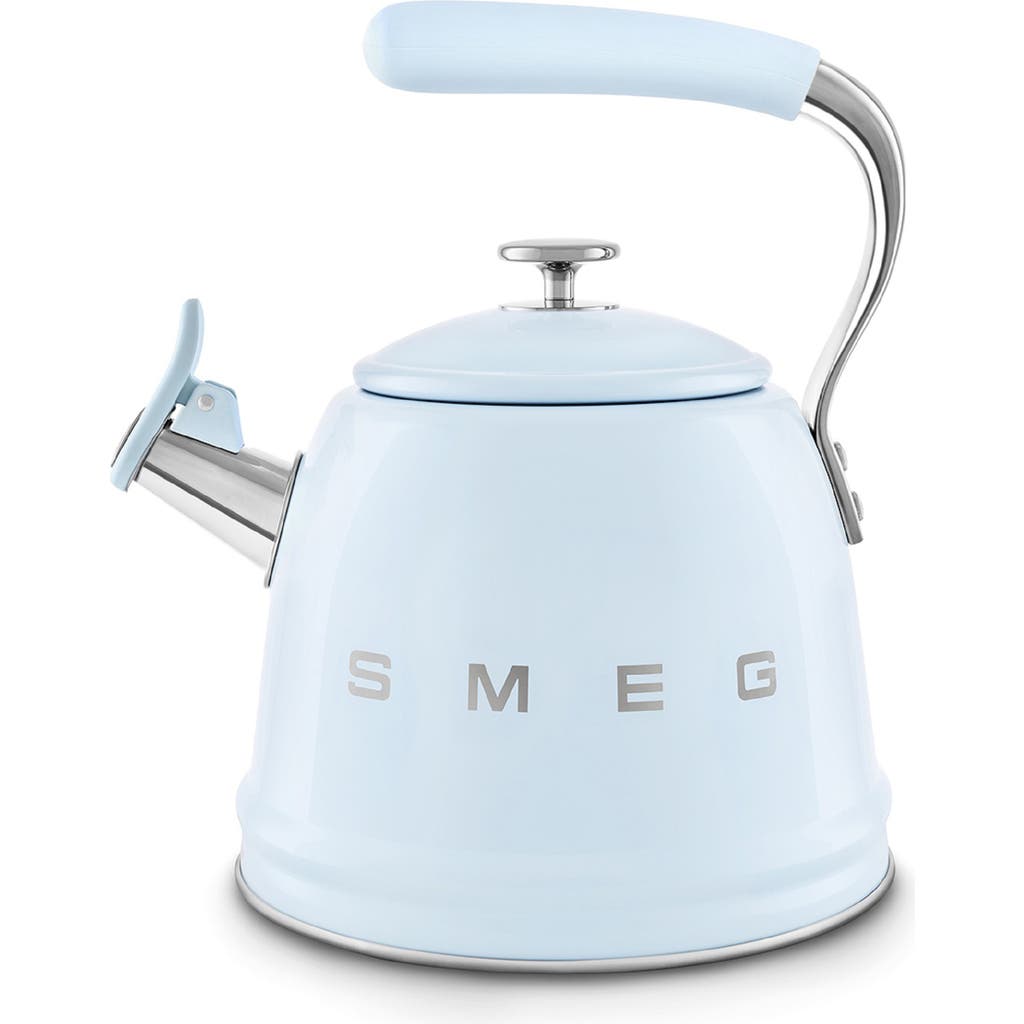 smeg Whistling Kettle in Pastel Blue at Nordstrom