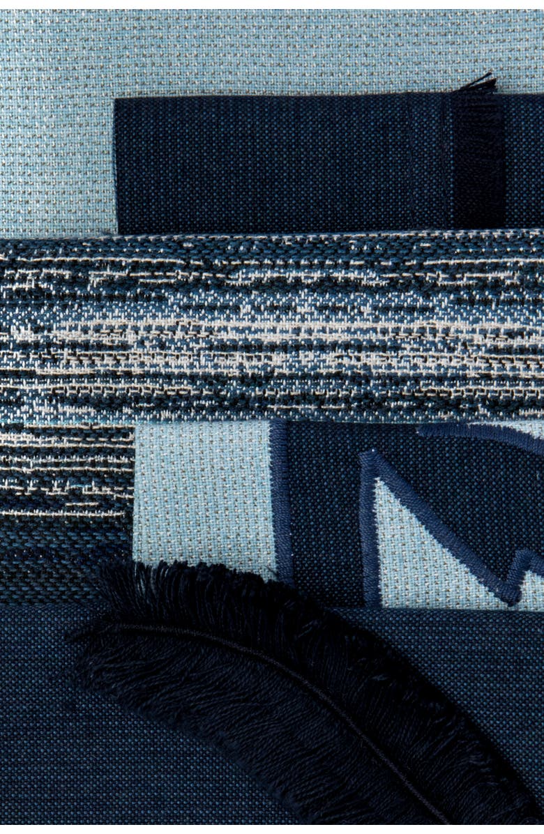 Elaine Smith Botanica Handmade Embroidered Applique Indoor
Outdoor Woven Accent Pillow, Alternate, color, Lily