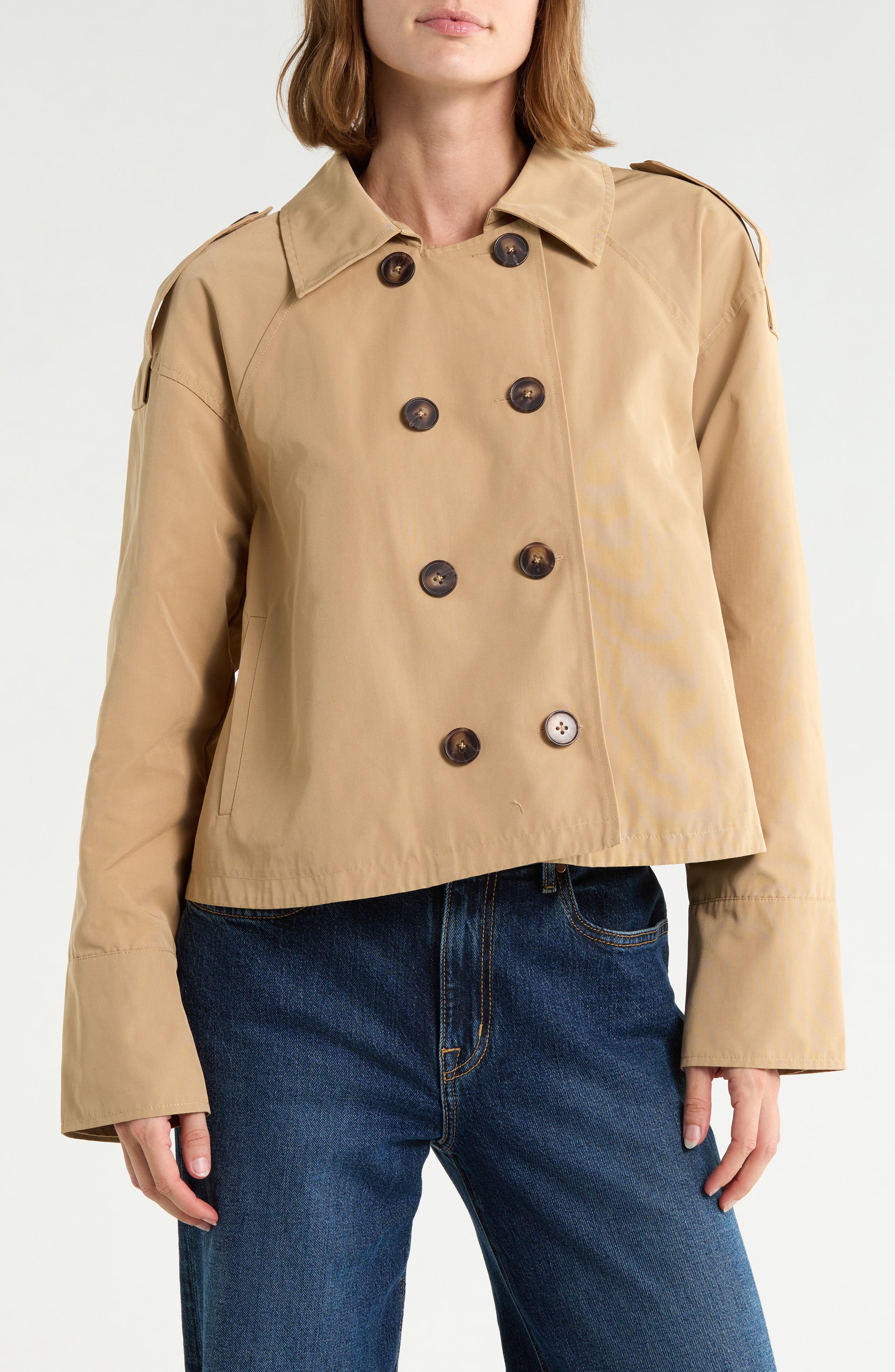 Crop Double Breasted Jacket