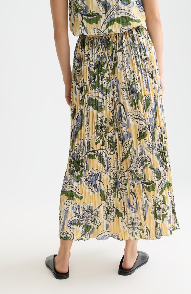 Scotch 
Soda Pleated Midi Skirt, Alternate, color, Lucky Bandana Multi Parsnip