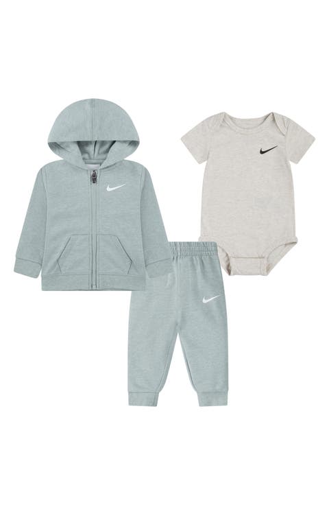 Zip Hoodie, Bodysuit 
Joggers Set (Baby)