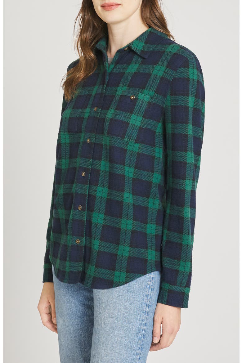 Cozy Brushed Knit Shirt, Alternate, color, SURF THE WEB