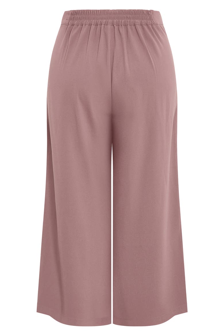 Abbie Wide Leg Pants, Alternate, color, CINNAMON