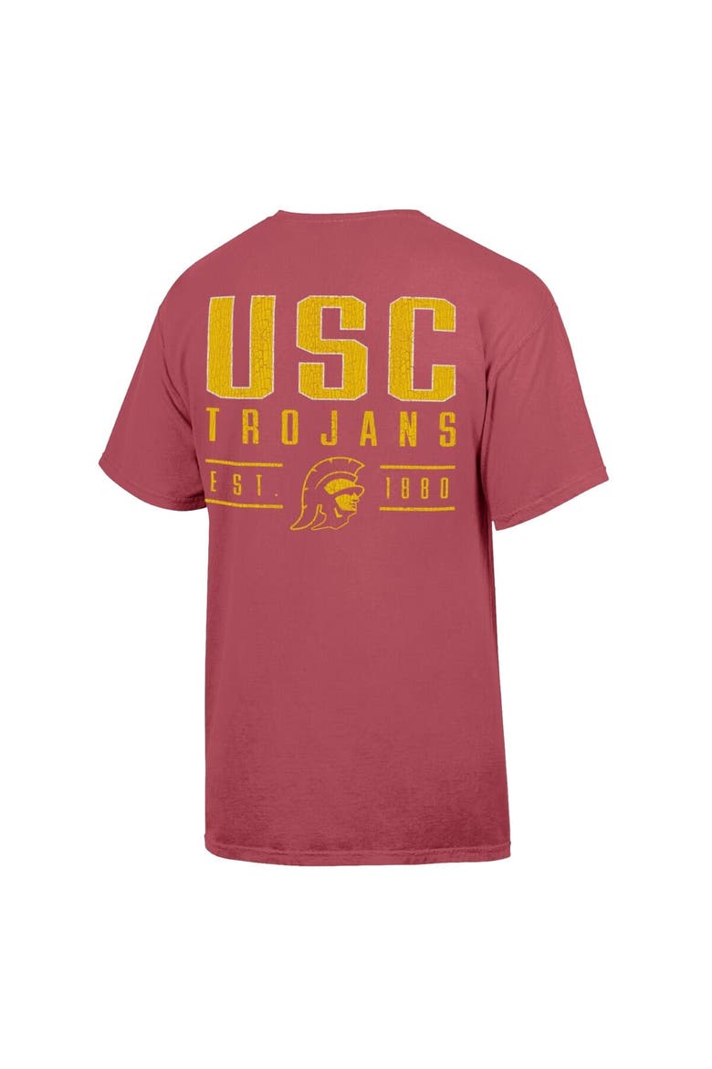 Men's ComfortWash  Cardinal USC Trojans Big Name T-Shirt, Alternate, color, Cardinal