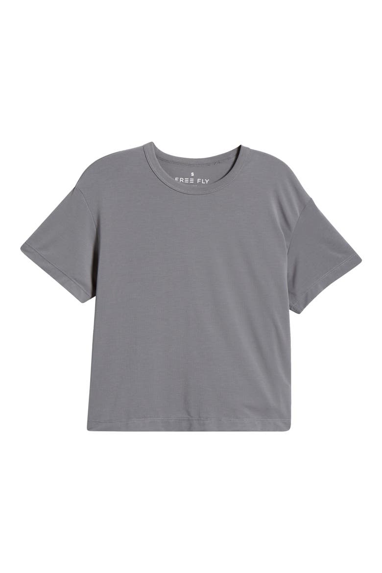 Elevate Boxy T-Shirt, Alternate, color, SMOKE