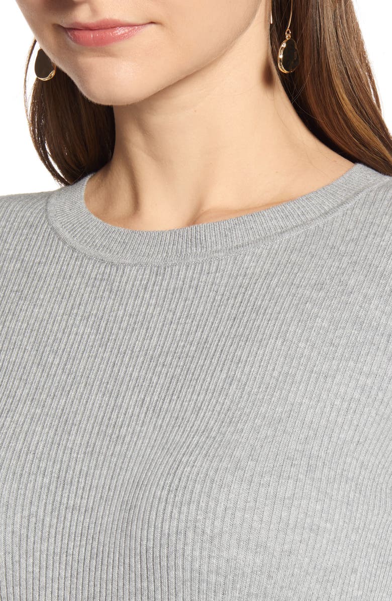 Halogen<sup>®</sup> Ribbed Sweater, Alternate, color, 