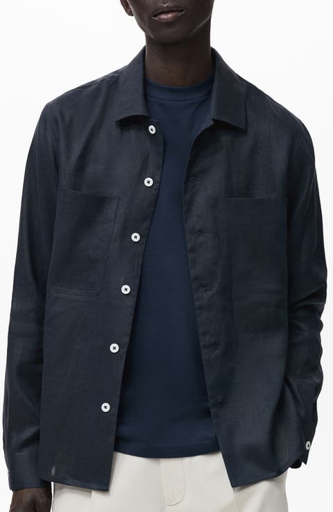 Men's 100% Linen Overshirts | Nordstrom