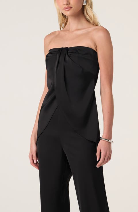 Keona Strapless Twisted Front Top