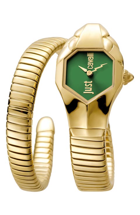 Snake Bracelet Watch, 22mm