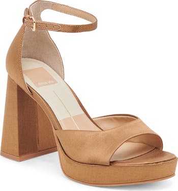 Pandro Ankle Strap Platform Sandal