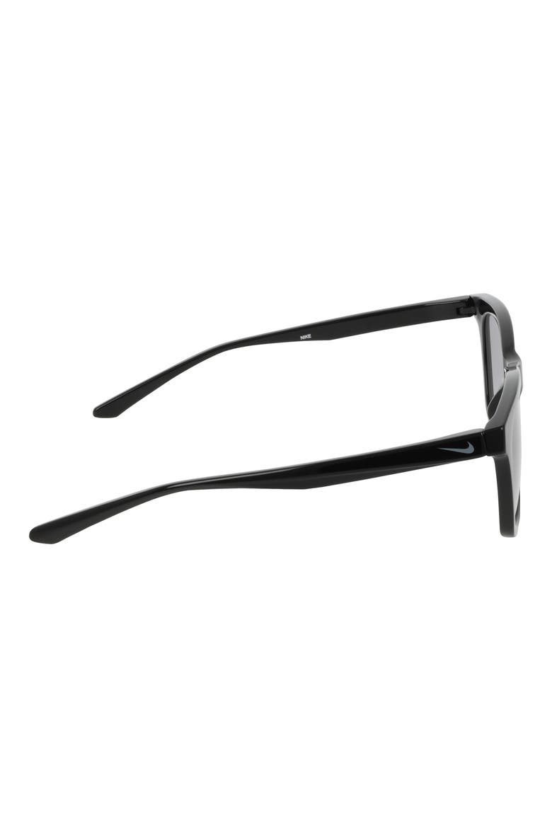 Vital Flow 53mm Gradient Tea Cup Sunglasses, Alternate, color, BLACK / SMOKE GRADIENT