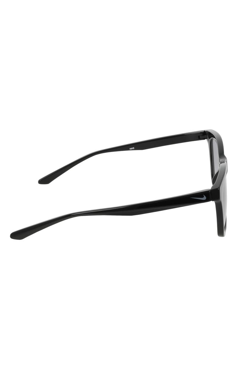 Nike Vital Flow 53mm Gradient Tea Cup Sunglasses, Alternate, color, Black / Smoke Gradient