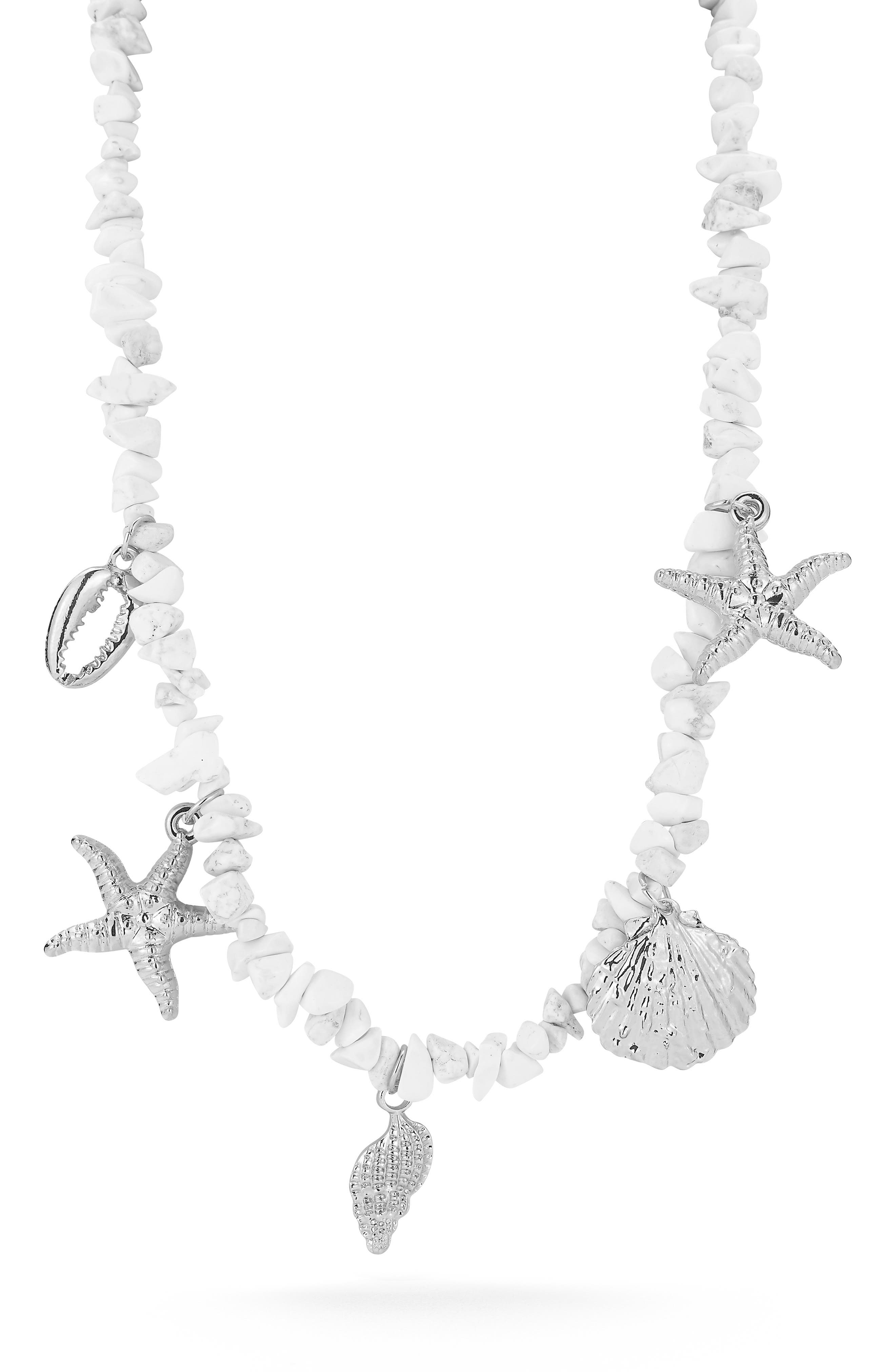 SPHERA MILANO Shell Charm Necklace