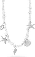 SPHERA MILANO Shell Charm Necklace