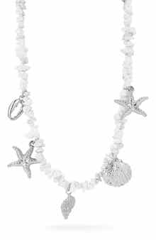 SPHERA MILANO Shell Charm Necklace