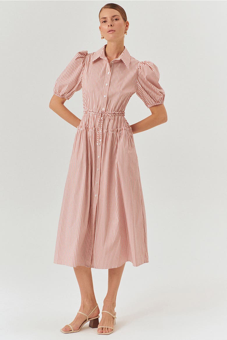 Legacy Midi Dress, Alternate, color, PINK