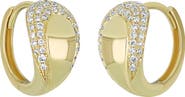 Bony Levy Cleo Pavé Diamond Hoop Earrings