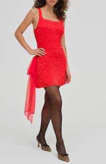 For Love & Lemons Frosted Organza Minidress