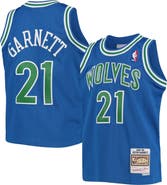 Mitchell & Ness Youth Mitchell & Ness Kevin Garnett Blue Minnesota Timberwolves 1995-96 Hardwood Classics Swingman Jersey
