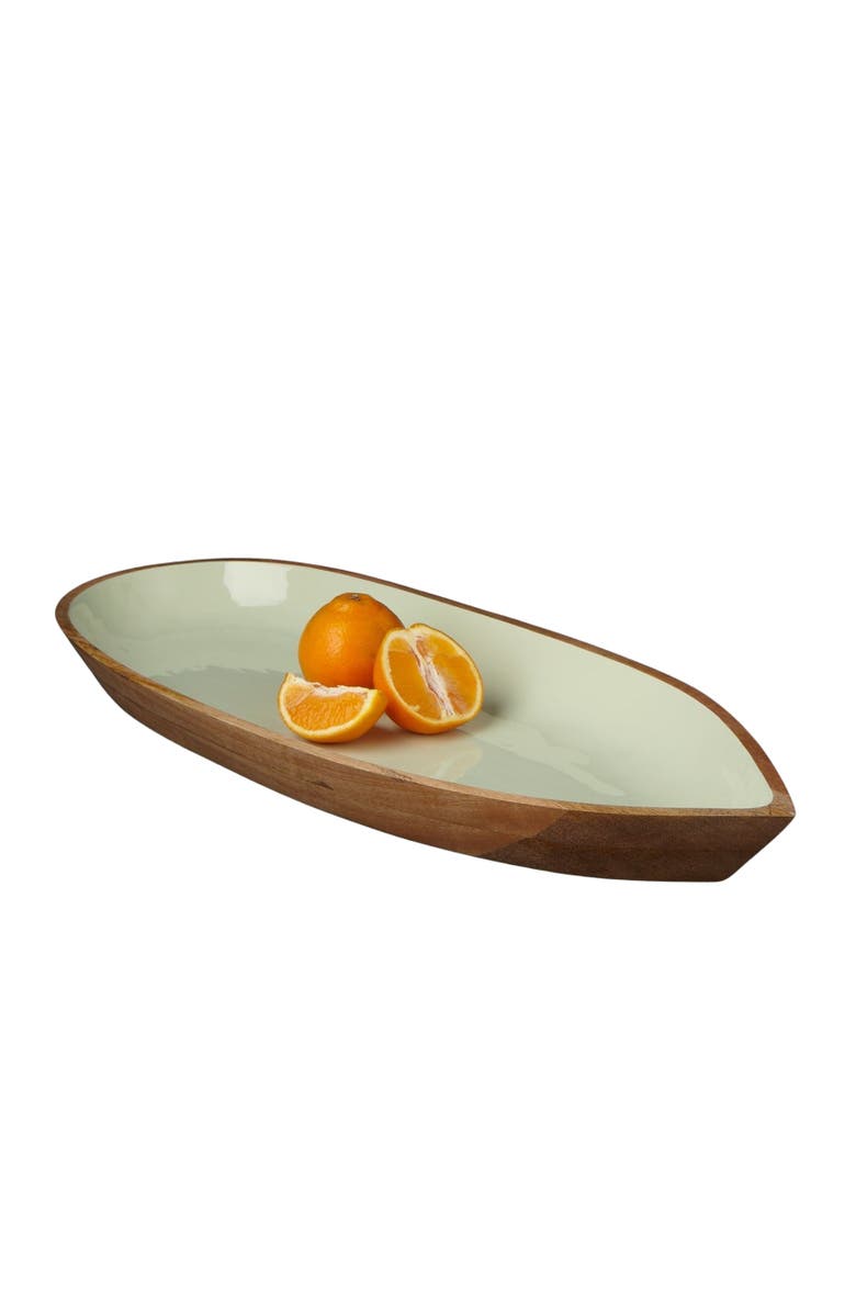 Be Home Madras Oval Bowl, Alternate, color, Sage