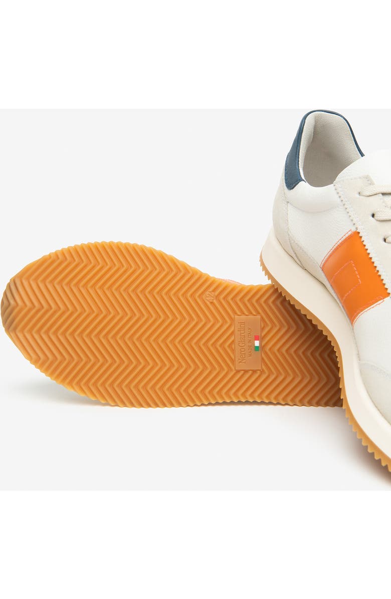 NeroGiardini Retro Low Top Sneaker, Alternate, color, Orange Multi