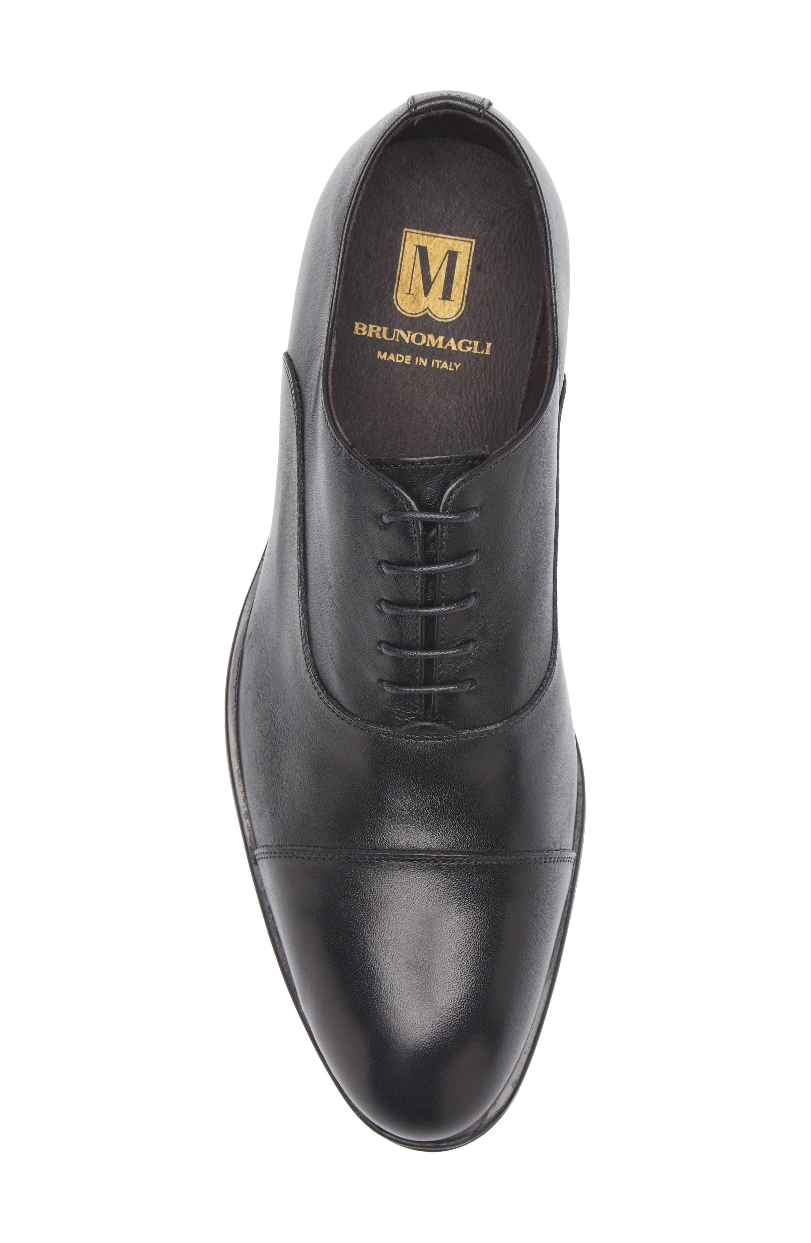 M BY BRUNO MAGLI Adrian Cap Toe Oxford, Alternate, color, Black