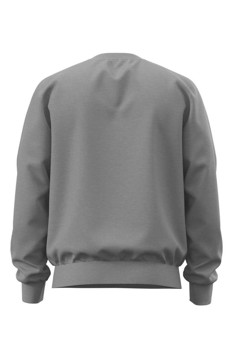 The North Face Evolution Simple Dome Fleece Crewneck Sweatshirt, Alternate, color, Tnf Pale Grey Heather