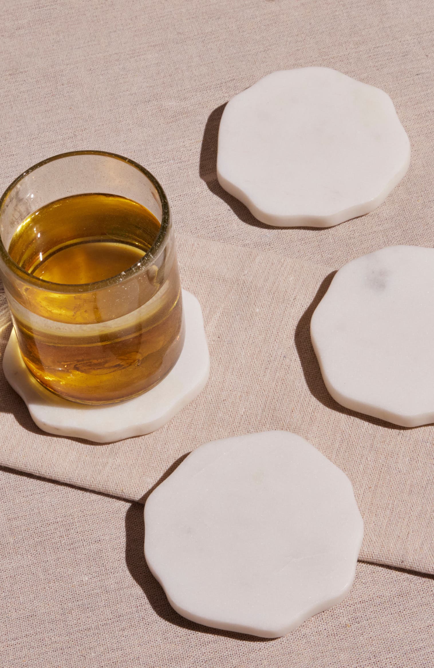 Meso Goods Flor Marble Coasters