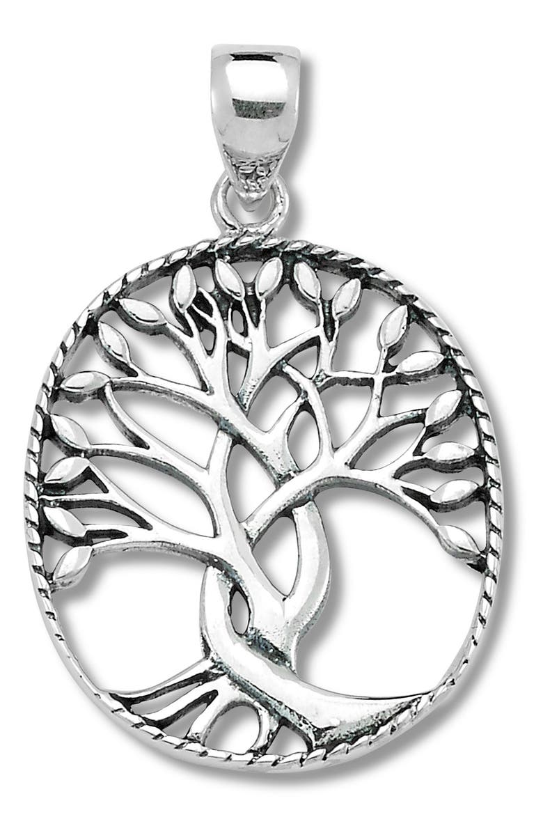 SAMUEL B. Sterling Silver Tree of Life Pendant, Main, color, 