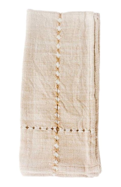 Pulled Cotton Napkins - Set of 4