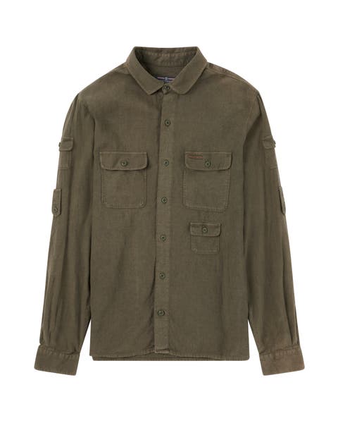 Traveller's Linen Shirt Mens