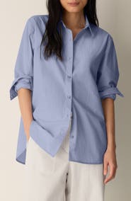 Eileen Fisher Organic Cotton Long Shirt