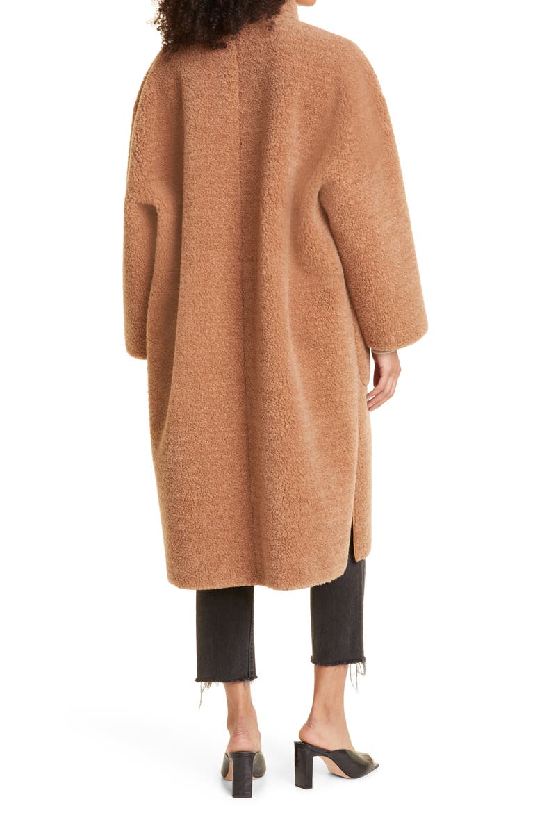 Cloud Fleece Walking Coat, Alternate, color, CAMEL