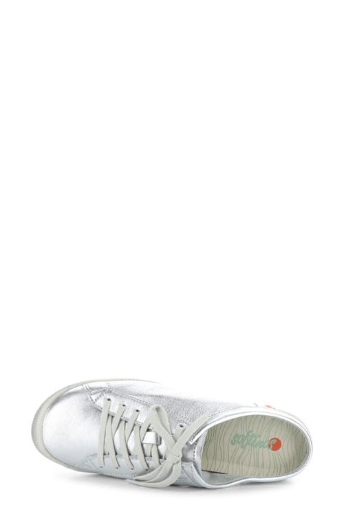 Softinos By Fly London Idle Sneaker In Silver